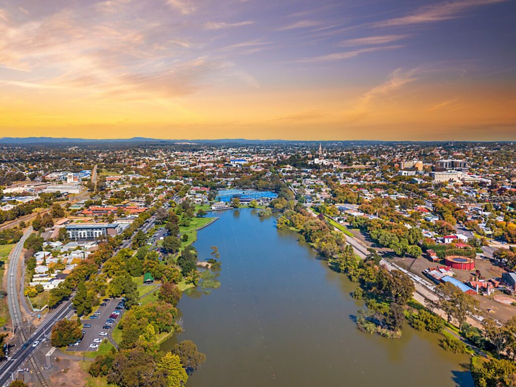 Blick auf das heutige Bendigo. Der Paderborner Missionar Heinrich Backhaus wirkte dort vor 170 Jahren.